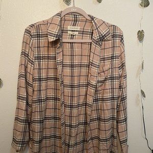 Nordstrom Plaid Button Down